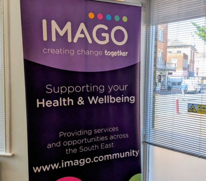 Imago logo with text 